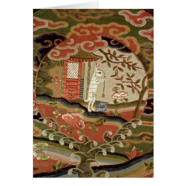 The Tortoise and The Hare Edo period Hälsningskort (Framsidan)