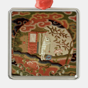 The Tortoise and The Hare Edo period Julgransprydnad Metall