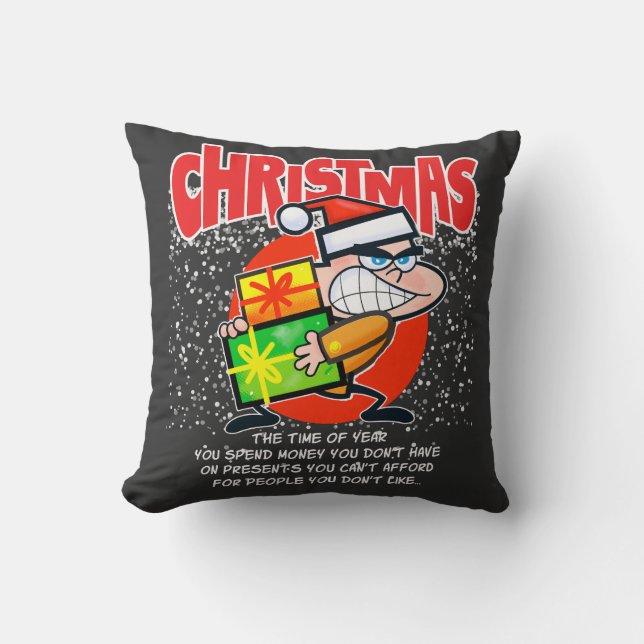 The tote bag for people who don't like Christmas Kudde (Framsida)