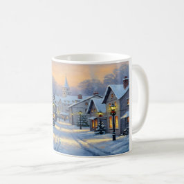 The Town In Winter Kaffemugg
