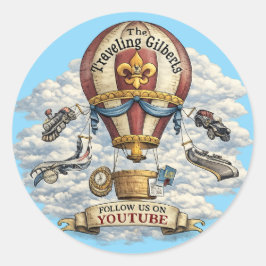 The Traveling Gilberts Stickers Runt Klistermärke