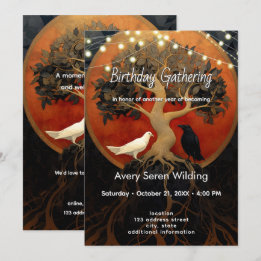 The Tree Between Worlds | Tree of Life R&B Inbjudningar