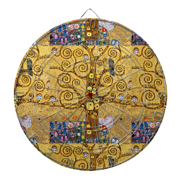 “ The Tree of Life ” , Gustav Klimt Darttavla (Framsidan)