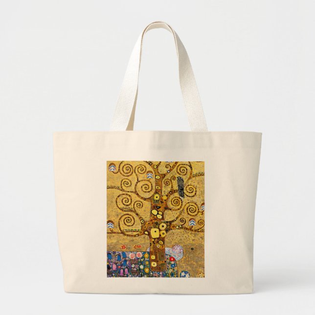 “ The Tree of Life ” , Gustav Klimt Jumbo Tygkasse (Framsidan)
