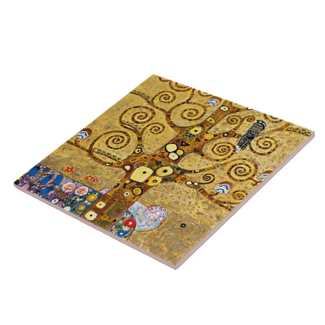 “ The Tree of Life ” , Gustav Klimt Kakelplatta (Sidan)