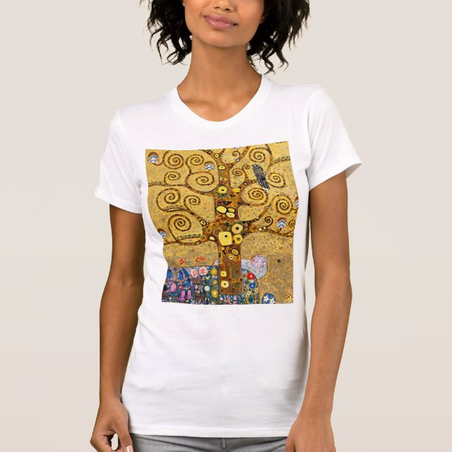 “ The Tree of Life ” , Gustav Klimt T-shirt (Framsida)