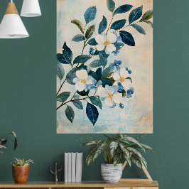 The tree with golden leaves is a popular wall  poster