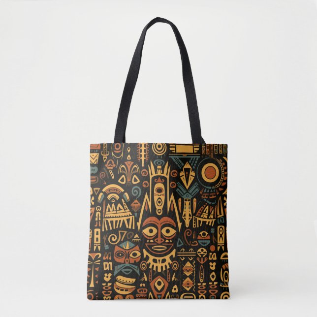 The Tribal Tapestry Original Edition Tote Bag Tygkasse (Framsida)
