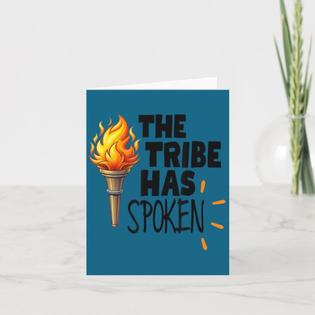 The Tribe Has Sken Torch That Lights The Way  Kort (Framsida)