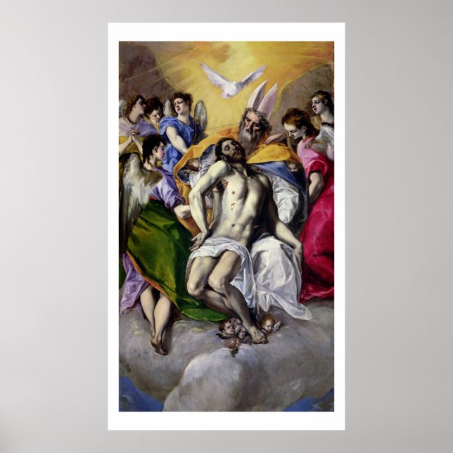 The Trinity, 1577-79 (olja på canvas) Poster (Framsidan)