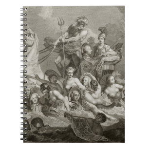 The Triumph of Britannia, c.1765 (gravyr) Anteckningsbok Med Spiral