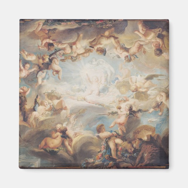 The Triumph of Cupid över alla gudarna, 1752 Magnet (Framsidan)