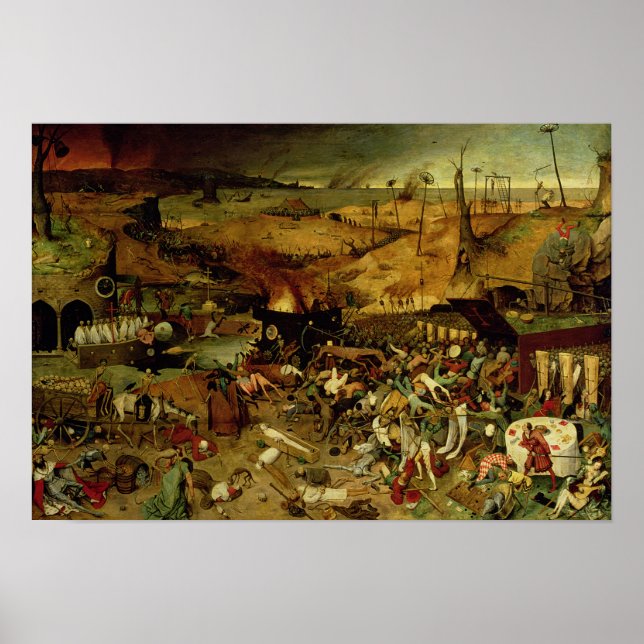 The Triumph of Death, c.1562 (oil on panel) Poster (Framsidan)