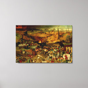 The Triumph of Death, c.1562 (olja på panelen) Canvastryck