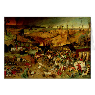 The Triumph of Death, c.1562 (olja på panelen) Hälsningskort