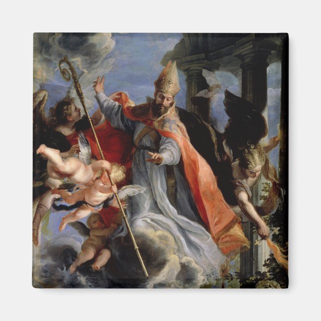 The Triumph of St. Augustine 1664 Magnet (Framsidan)