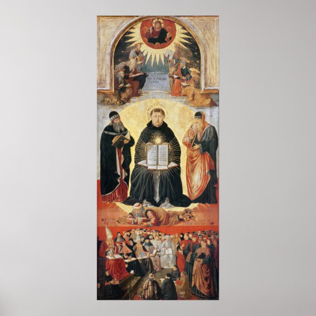 The Triumph of St. Thomas Aquinas Poster (Framsidan)