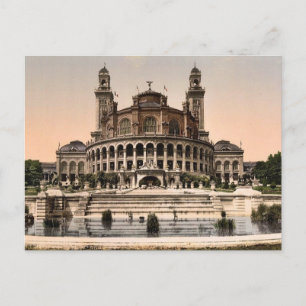 The Trocadero, Exposition Universal, 1900, Paris, Vykort