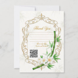 The Tropical Imperial Bamboo Garden Wedding  Inbjudningar