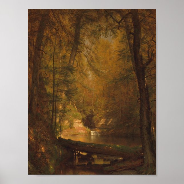 The Trout Pool (1870) - Worthington Whittredge   Poster (Framsidan)