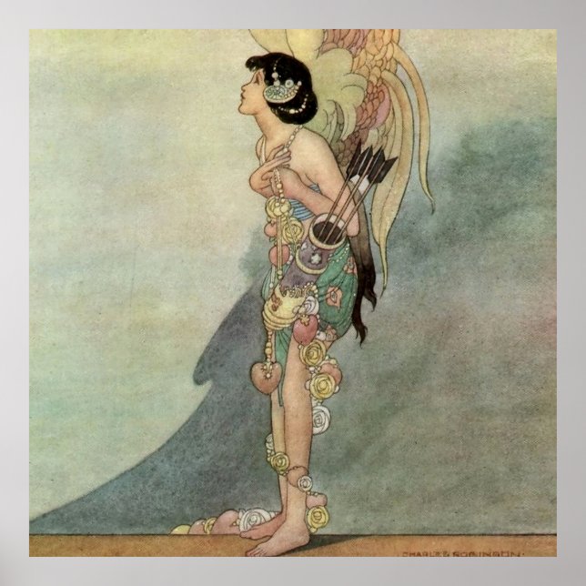 "The True Älskare" av Charles Robinson Poster (Framsidan)