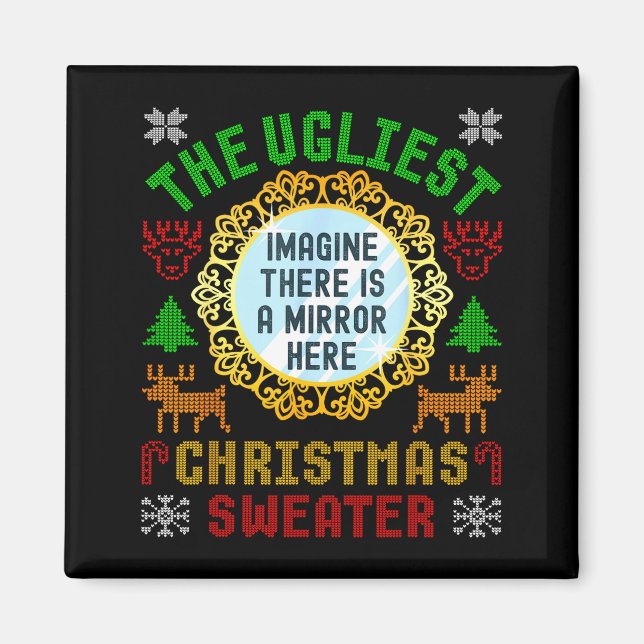 The Ugliest Christmas Sweater With An Image Of A M Magnet (Framsidan)