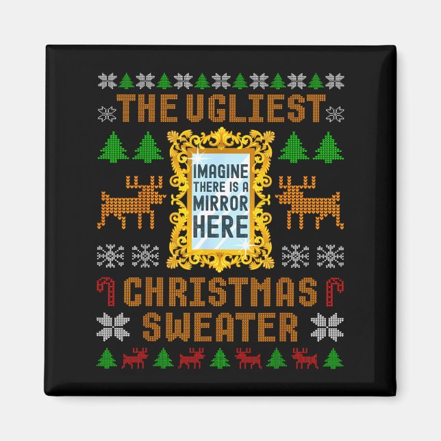 The Ugliest Christmas Sweater With An Image Of A M Magnet (Framsidan)