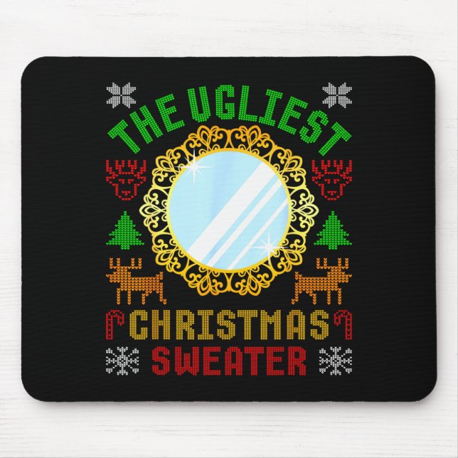 The Ugliest Ugly Christmas Sweater With Mirror Fun Musmatta (Framsidan)
