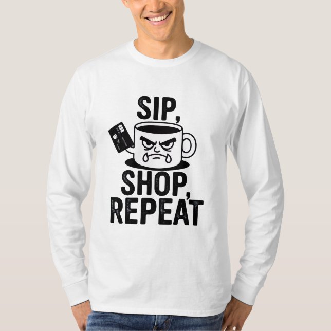 The ultimate Black Friday and Cyber Monday shoppin T Shirt (Framsida)