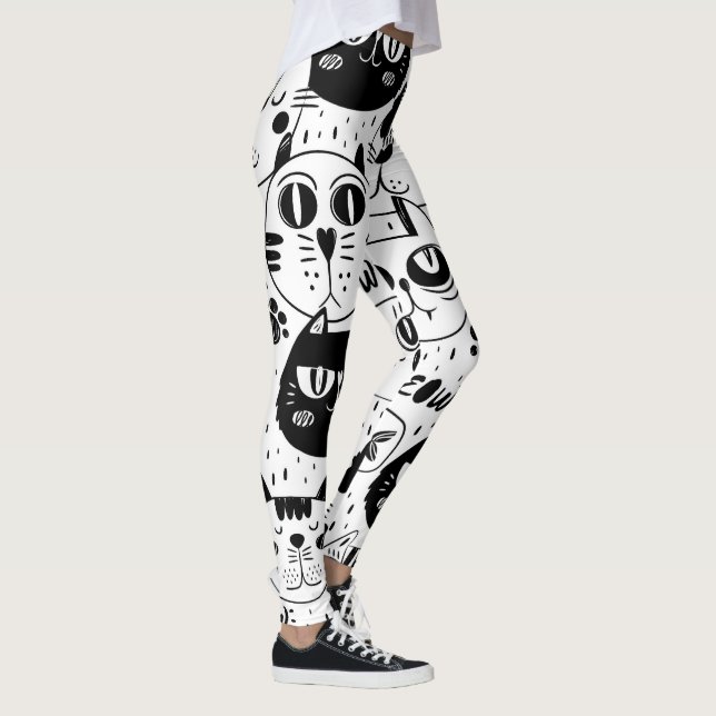 The Ultimate Cat Lover - Cozy Cat pet  Leggings (Höger)