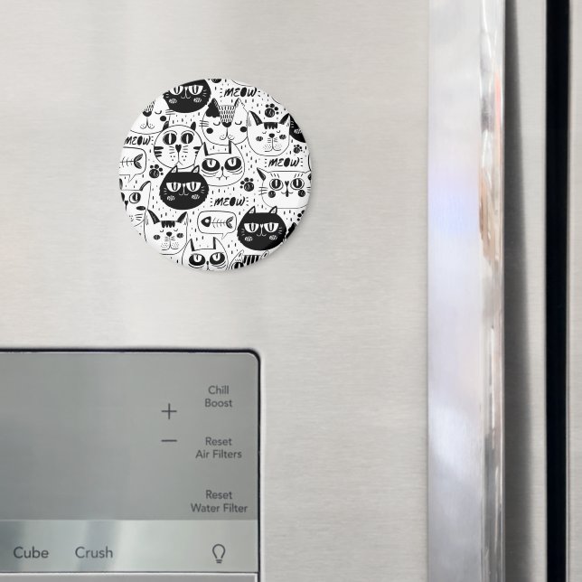 The Ultimate Cat Lover - Cozy Cat pet  Magnet (In Situ (Fridge))