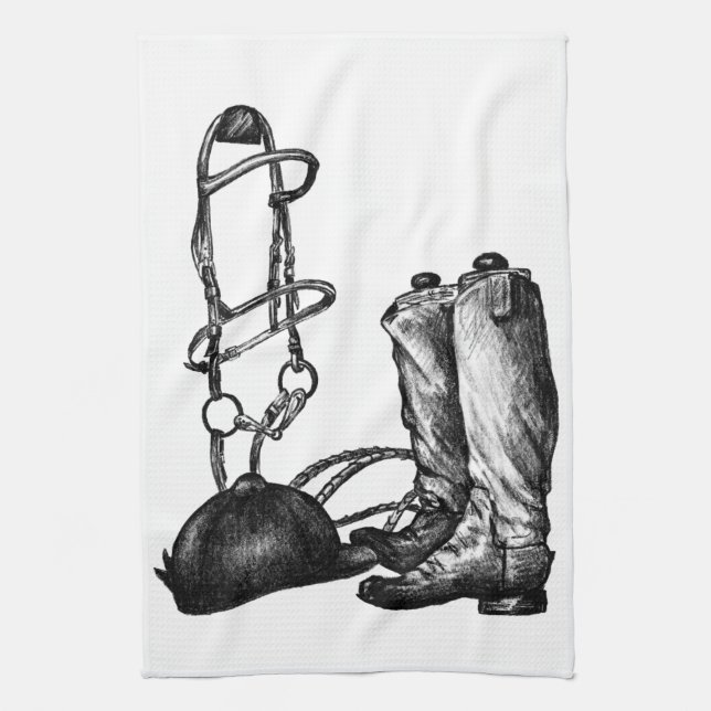 The Ultimate Kitchen towel for Horse People Kökshandduk (Vertikal)