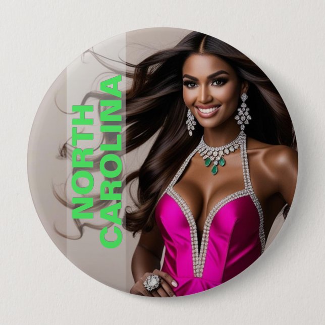The Ultimate Pageant Button Pin Knapp (Framsida)