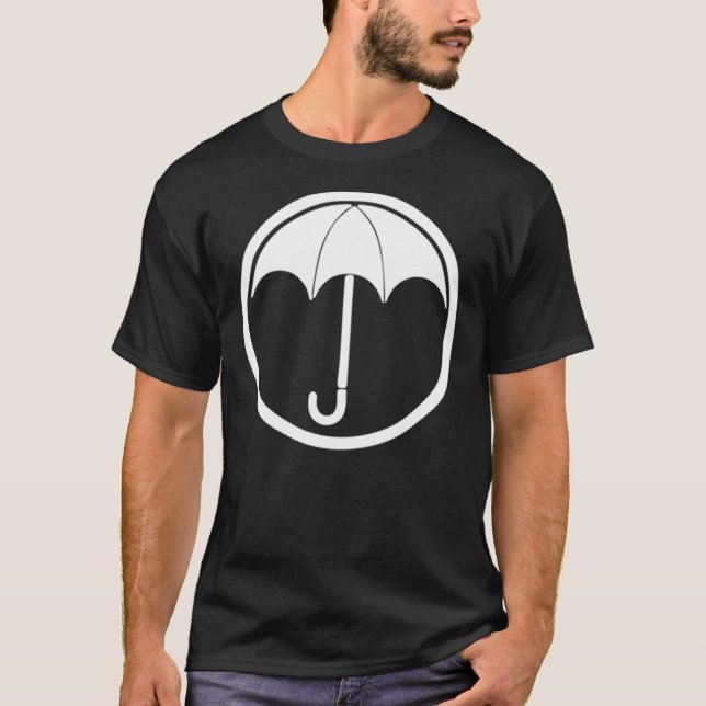 The Umbrella Academy Logo Black Classic T-Shirt (Framsida)
