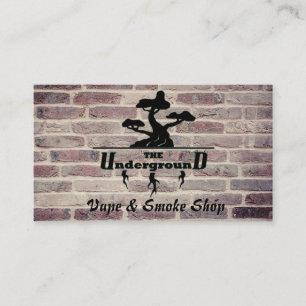 The Underground Business Cards tegel vape Visitkort