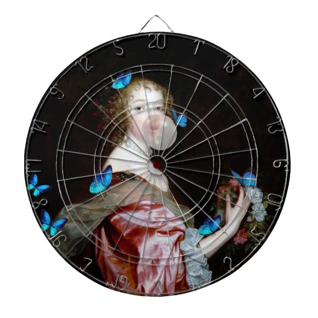 The Unexpected Arrival of Blue Butterflies Darttavla (Framsidan)