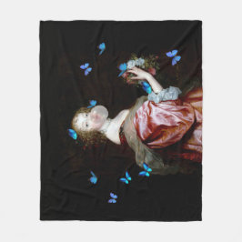 The Unexpected Arrival of Blue Butterflies Fleecefilt