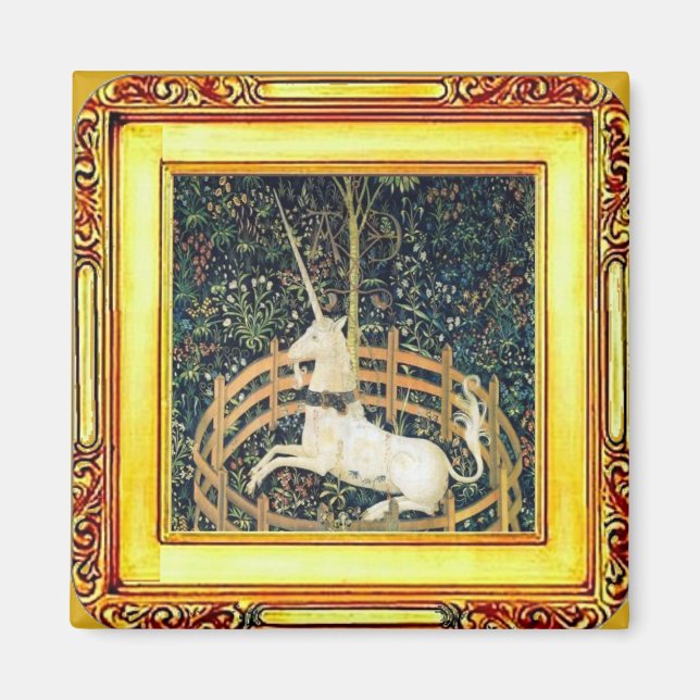 The Unicorn Tapestry Magnet (Framsidan)