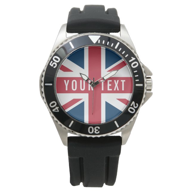 The Union Jack British Flag Armbandsur (Framsida)