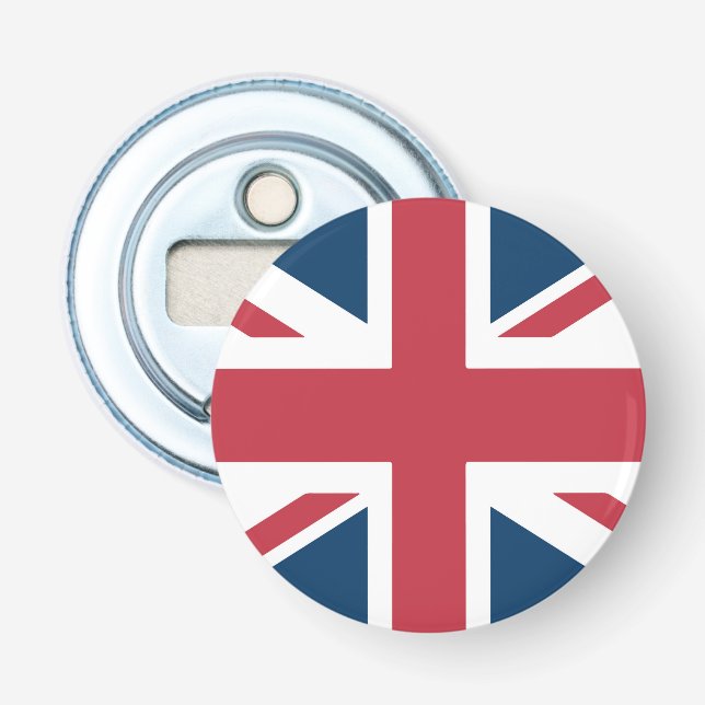 The Union Jack British Flag Bottle Opener Flasköppnare (Framsidan)