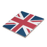 The Union Jack British Flag Ceramic Tile Kakelplatta<br><div class="desc">Ceramic with The Union Jack flag design. This United Kingdom flag design is a great way to show you are proud to be British.</div>