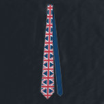 The Union Jack British Flag Neck Tie Slips<br><div class="desc">Neck tie with The Union Jack flag design. This United Kingdom flag design is a great way to show you are proud to be British.</div>