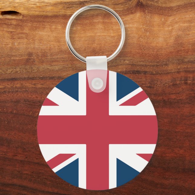 The Union Jack brittisk flaggnyckelring Nyckelring (Baksida)