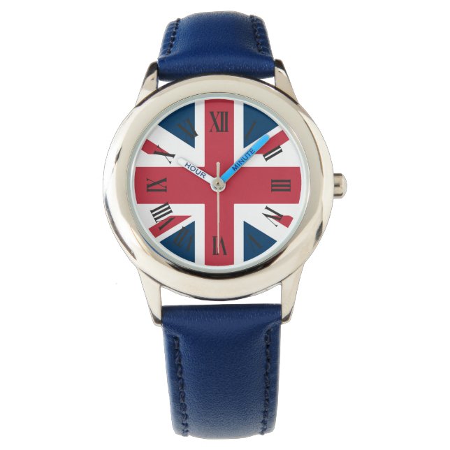 The Union Jack brittiska flaggan Armbandsur (Framsida)