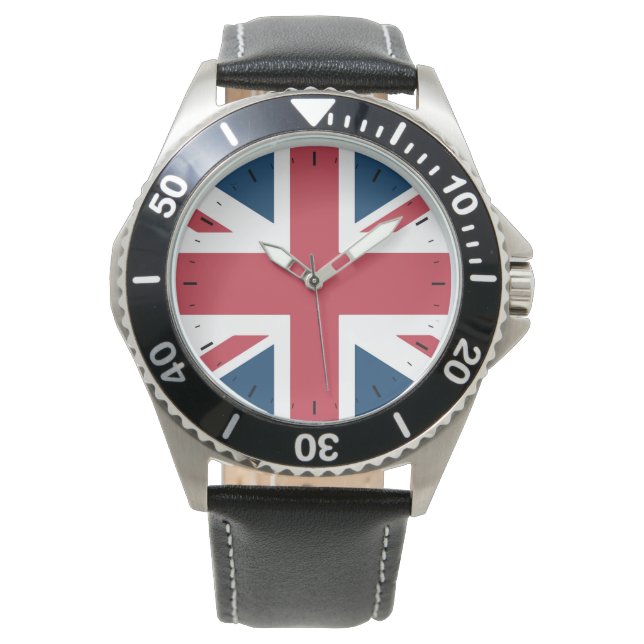 The Union Jack brittiska flaggan Armbandsur (Framsida)