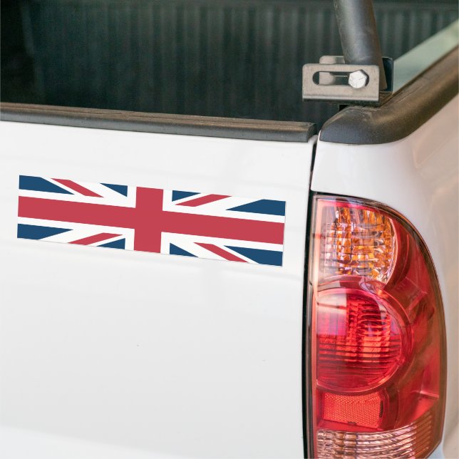 The Union Jack brittiska flaggan Bildekal (På lastbil)
