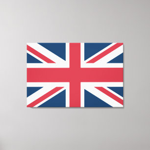 The Union Jack brittiska flaggan Canvastryck