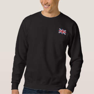The Union Jack brittiska flaggan herr sweatshirt