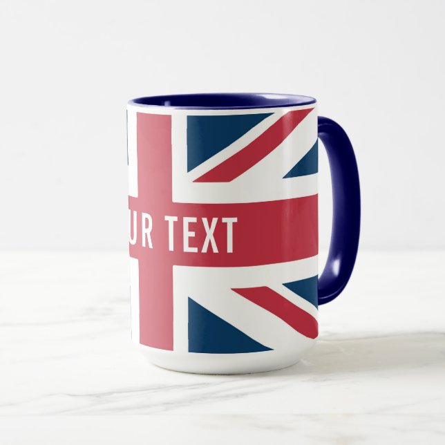 The Union Jack brittiska flaggan Mugg (Framsida höger)