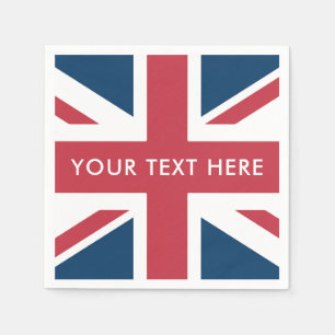 The Union Jack brittiska flaggan Pappersservett